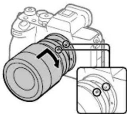 SONY Alpha A7R V - Montaggio di un obiettivo - 1
