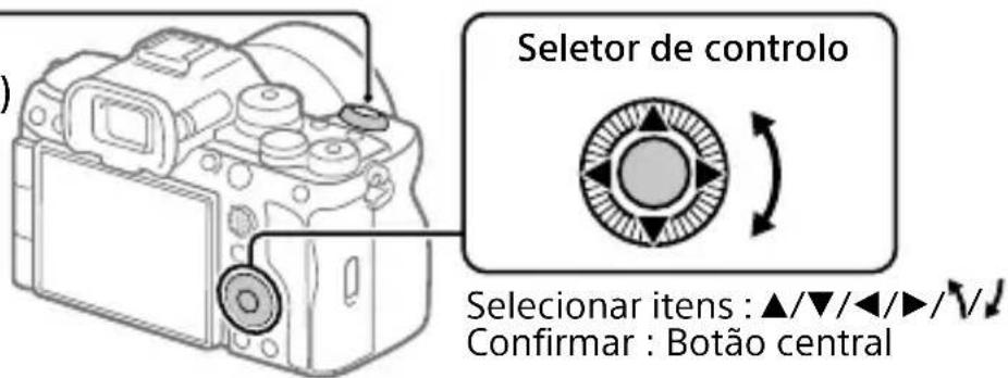 SONY Alpha A7R V - Procedimentos para a configuração iniciar da câmara - 1