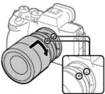 SONY Alpha A7R V - Встановлення об'єктива - 1