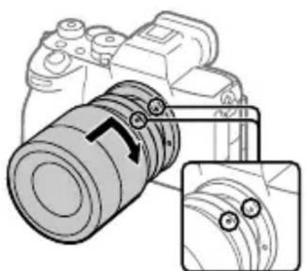 SONY Alpha A7R V - Colocación de un objetivo - 1