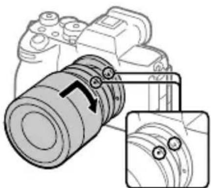 SONY Alpha A7R V - Attaching a lens - 1