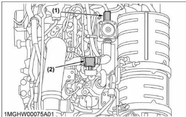 KUBOTA L3302 - Réchauffeur antigel pour le séparateur d'huile (si équipe) - 1