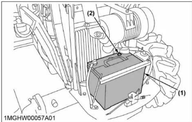 KUBOTA L3902 - Comment lire le témoin - 1
