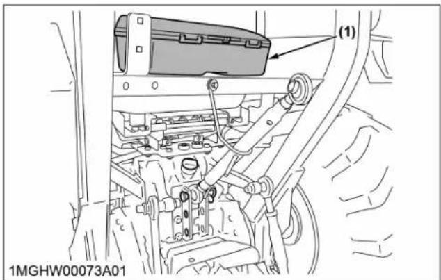 KUBOTA L3902 - Pédales et commandes manuelles [type HST] - 2