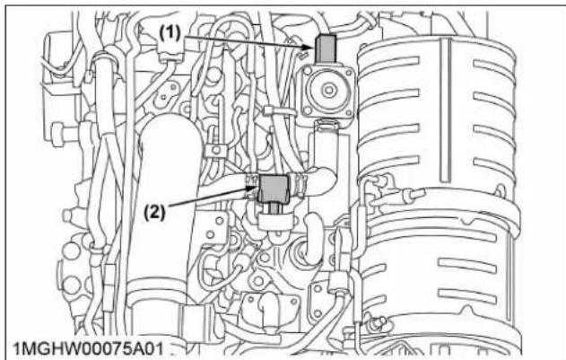 KUBOTA L3902 - Réchauffeur antigel pour le séparateur d'huile (si équipé) - 1