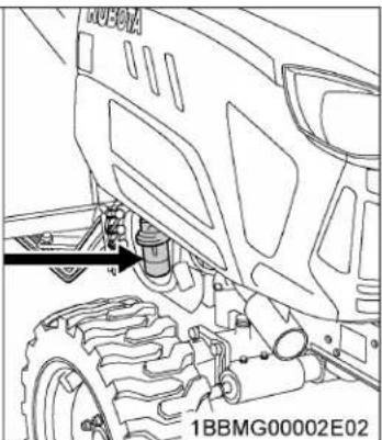 KUBOTA LX3310 - Vérification du séparateur d'eau [LX3310] - 2