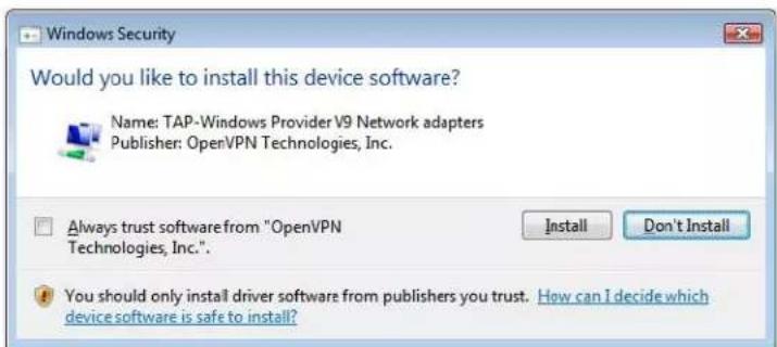 NETGEAR Nighthawk RAX50v2 - Windows PCへのOpenVPNソフトウエのインストーリ - 2