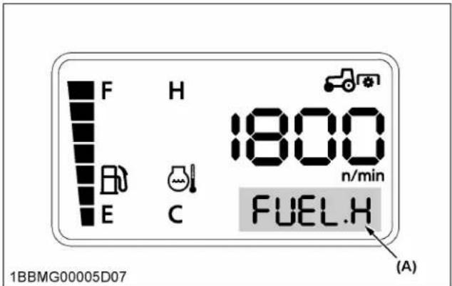 KUBOTA LX2610 - Indication de température du carburant - 1