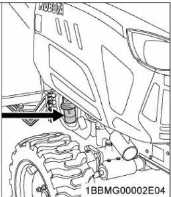 KUBOTA LX2610 - Procédure de purge [LX3310] - 2
