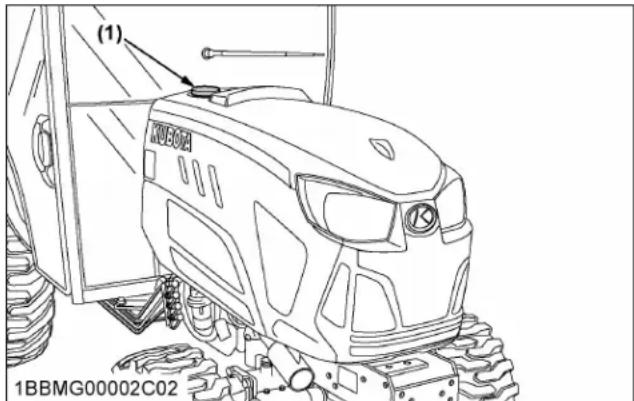 KUBOTA LX2610 - Avertissement - 1