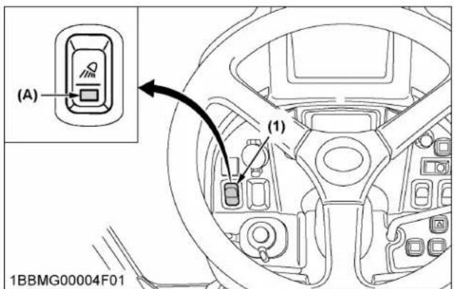 KUBOTA LX2610 - Interrupteur du projecteur de travail - 1