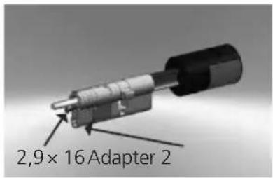 Burg Wächter ENTRYeasy 5602 FP - When installing the cylinder, proceed as follows: - 3