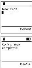 Burg Wächter WS OfficeDoku 821 E FP - Menu de modification du code - 2