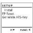Burg Wächter WS OfficeDoku 821 E FP - Menu Administrator / Processes / Save - 2