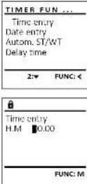 Burg Wächter WS OfficeDoku 821 E FP - Menu administrateur/fonctions horaires/réglage de l'heure - 1