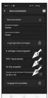 Burg Wächter ENTRYeasy 7600 CYL - Gérer les empreintes digitales - 1