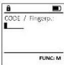 Burg Wächter WS OfficeLine 801 E FP - Ouverture avec le code PIN - 1