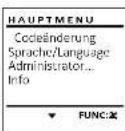 Burg Wächter WS OfficeLine 801 E FP - Menü Codeänderung - 1