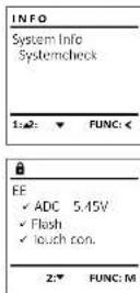 Burg Wächter WS OfficeLine 801 E FP - Menü Info / Systemcheck - 1