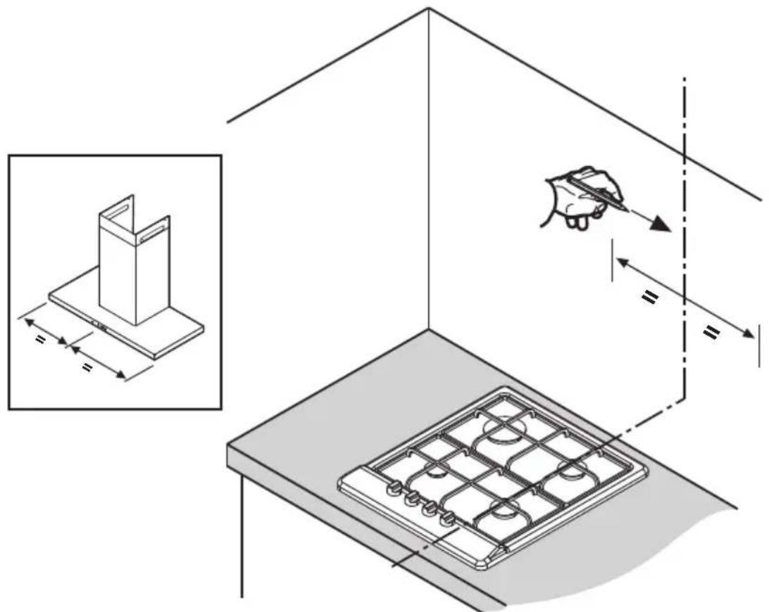 Technical diagram illustrating a mechanical assembly with labeled components and dimension annotations