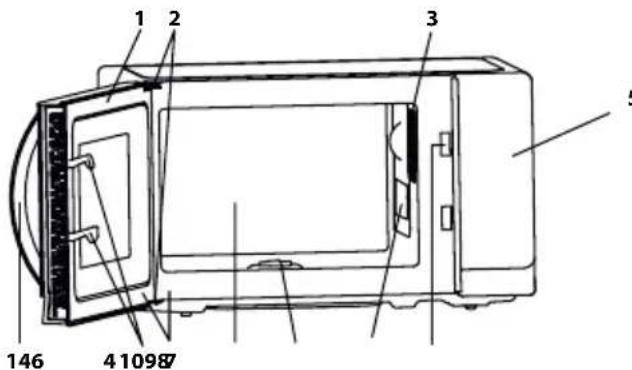 SHARP R742BKW - Manuale d'istruzioni - 1