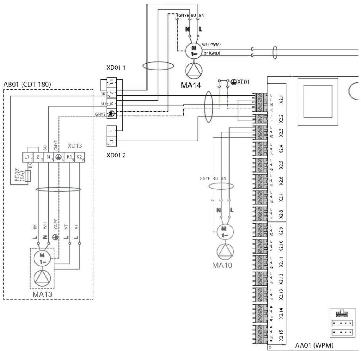 STIEBEL ELTRON HSBB 180 Plus - Elektroschaltplan - 1