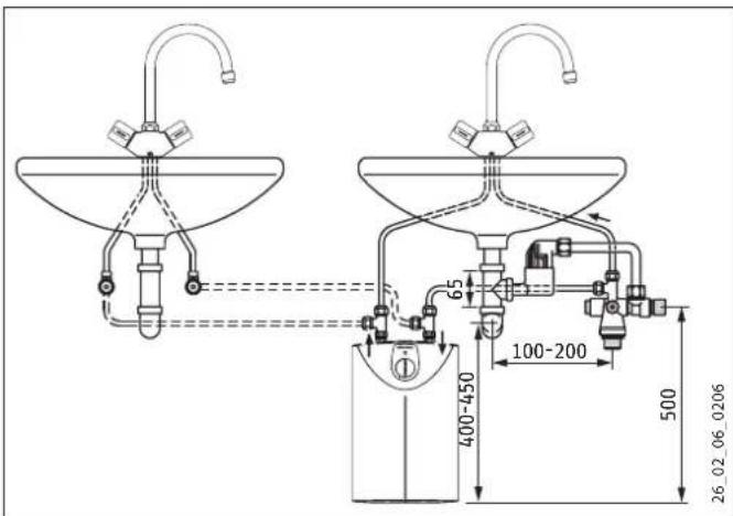 STIEBEL ELTRON SH 10 SLi - MoTaux SHU c npedoxpaHntbHbIM y3nom noD paKOBuHOI - 2