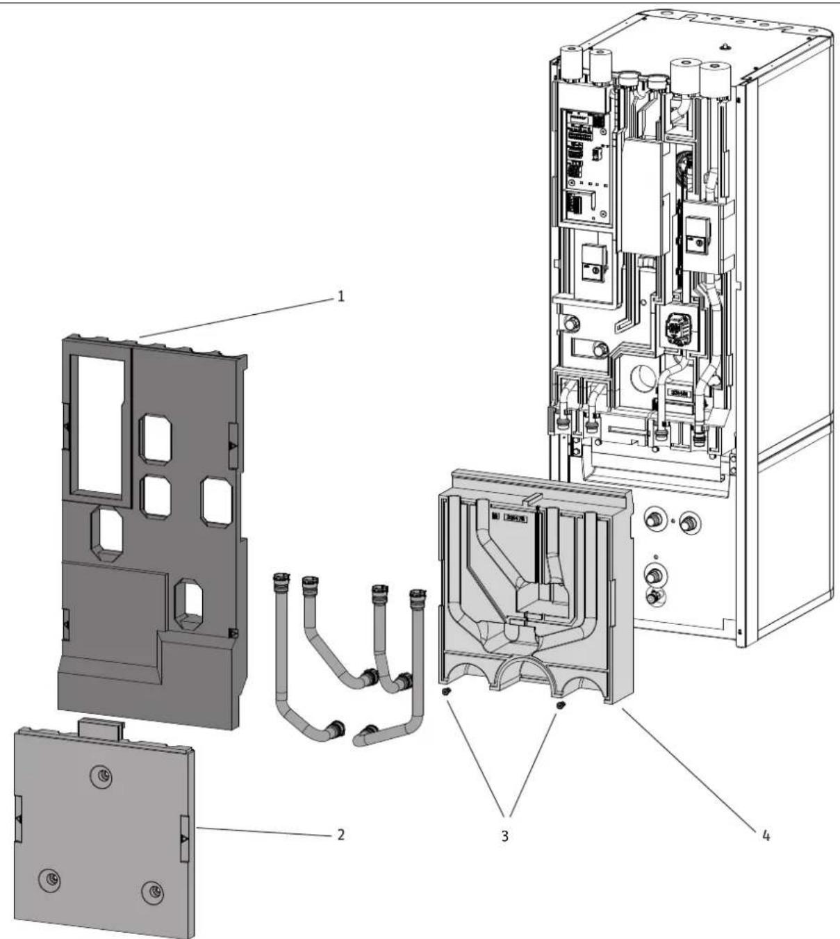 STIEBEL ELTRON HSBC 300 L cool - Übersicht Dämmelemente - 1