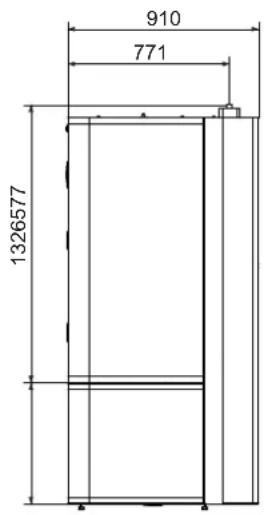 STIEBEL ELTRON HSBC 300 L cool - Maße und Anschlüsse - 2