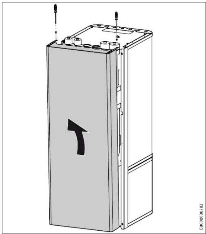 STIEBEL ELTRON HSBC 300 L cool - Removing / fitting the front casing - 1