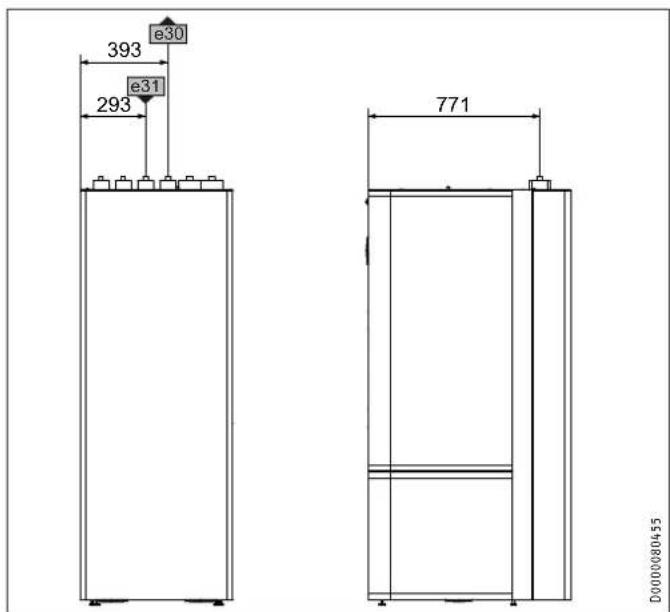 STIEBEL ELTRON HSBC 300 L cool - Afmetingen en aansluitingen - 6