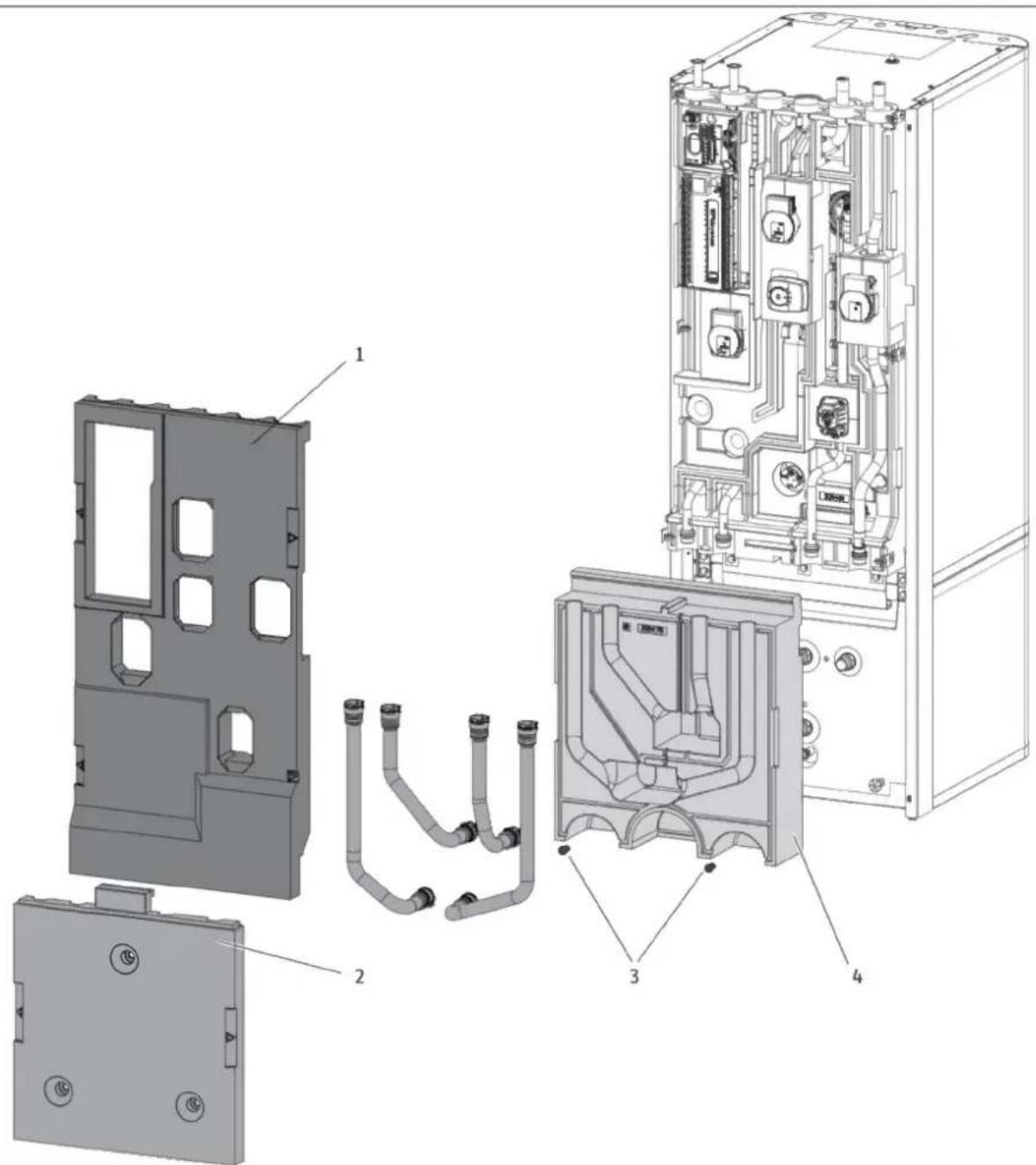STIEBEL ELTRON HSBC 300 cool - Overview of insulation segments - 1