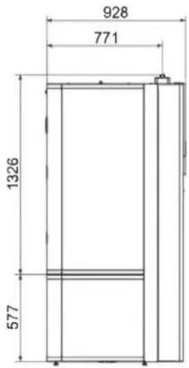 STIEBEL ELTRON HSBC 300 cool - Maße und Anschlüsse - 2