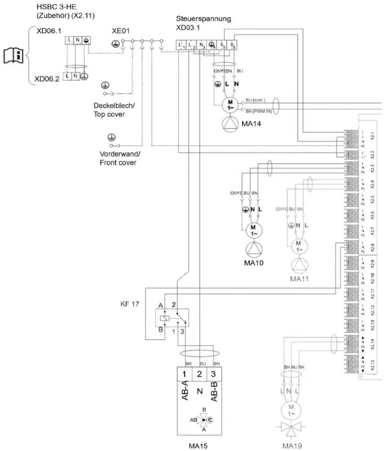 STIEBEL ELTRON HSBC 300 cool - Elektrisch schakelschema - 1