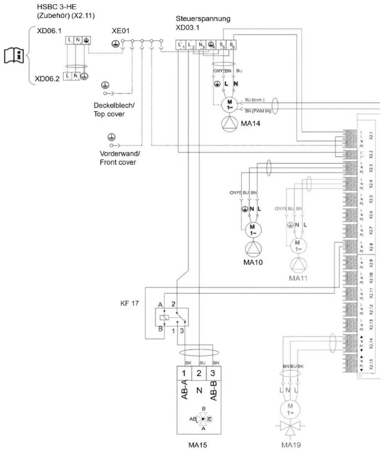 STIEBEL ELTRON HSBC 300 cool - Wiring diagram - 1