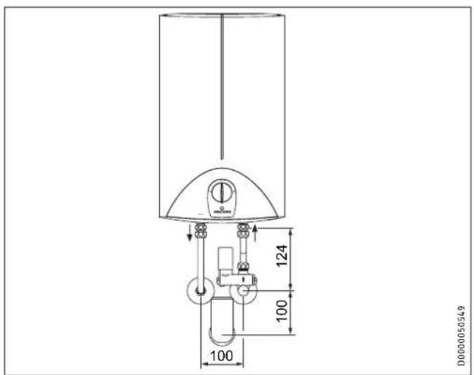 STIEBEL ELTRON SH 15 SLi - SH oversink installation with safety assembly - 1