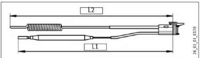 STIEBEL ELTRON SH 15 SLi - Positionnement de la sonde de température dans le tube de protection - 1