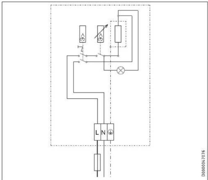 STIEBEL ELTRON SH 15 SLi - Elektromos kapcsolasi rajz - 1