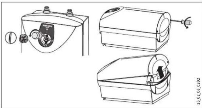 STIEBEL ELTRON SH 15 SLi - A keszülk felnyitása - 1