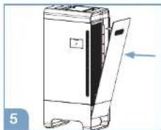 BRAUN Scan & Clean BFD104BE - Odour &amp; VOC filter set-up - 5