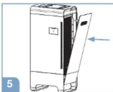 BRAUN Scan & Clean BFD104BE - Anbringen des Geruchs- und VOC-Filters - 5