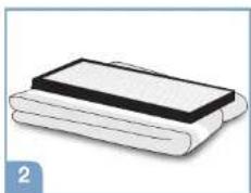 BRAUN Scan & Clean BFD104BE - Drying the ECO filter - 2