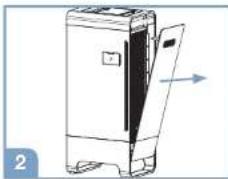 BRAUN Scan & Clean BFD104BE - Replacing the odour &amp; VOC filter - 2