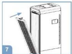 BRAUN Scan & Clean BFD104BE - Cleaning &amp; drying the mesh pre-filter - 7