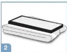 BRAUN Scan & Clean BFD104BE - Trocknen des ECO-Filters - 2