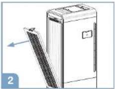 BRAUN Scan & Clean BFD104BE - Cleaning &amp; drying the mesh pre-filter - 2