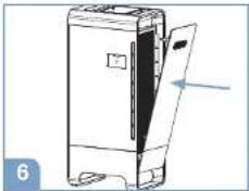BRAUN Scan & Clean BFD104BE - Replacing the odour &amp; VOC filter - 6