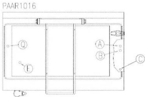 BARTSCHER E342L - PLAN POSITIONS DES RACCORDEMENTS PM9IEGN - 4