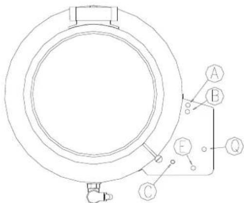 BARTSCHER E480L - PLAN POSITIONS DES RACCORDEMENTS PMRIE - 4