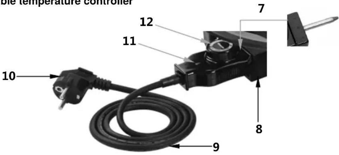 ble temperature controller 10 11 12 7 8 9
